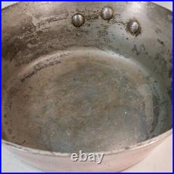 Williams Sonoma Mauviel Copper 9.5 Windsor Pot Saucepan Cast Iron Handle FRANCE