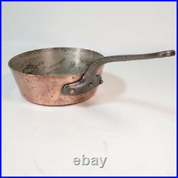 Williams Sonoma Mauviel Copper 9.5 Windsor Pot Saucepan Cast Iron Handle FRANCE