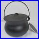 Witchy! Smith & Clark Ironworks Cast Iron Pre-Seasoned 4 Qt Cauldron w Lid Black