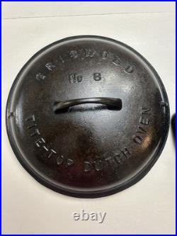 Wriswold #8 Dutch Oven Cast Iron